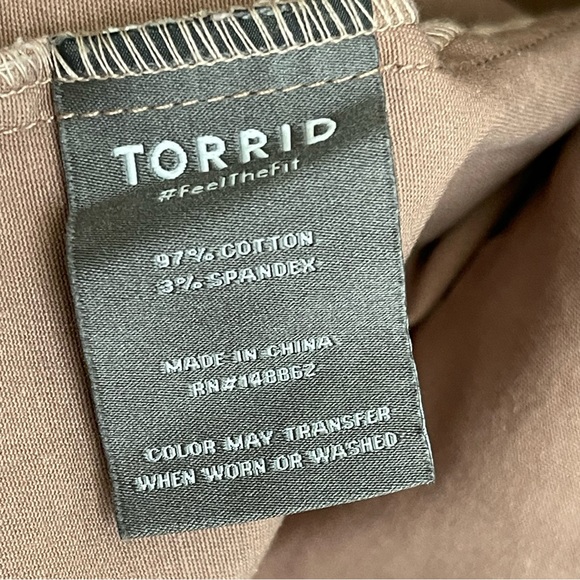 NWOT Torrid Essential Twill Anorak Utility Chore Jacket Pink Clay - Picture 14 of 16